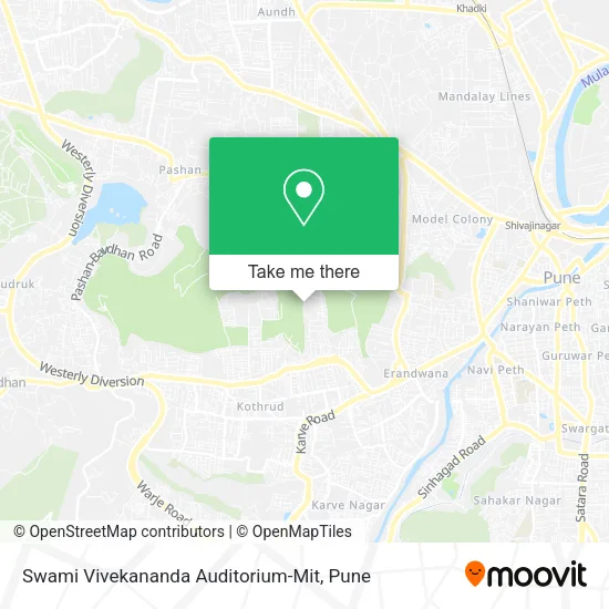 Swami Vivekananda Auditorium-Mit map