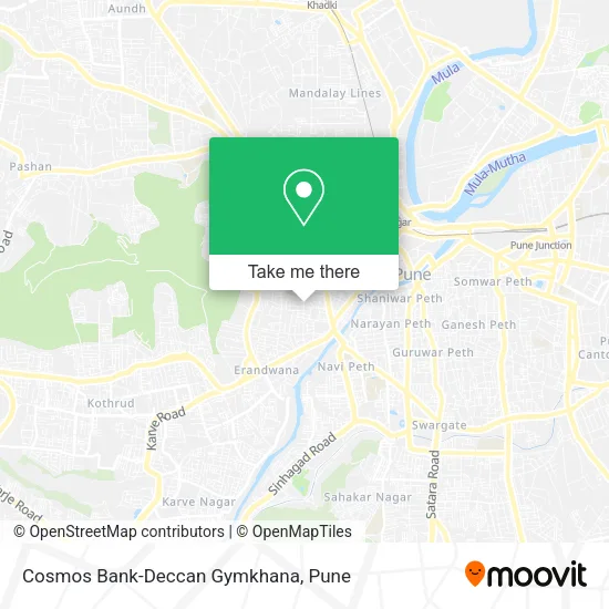 Cosmos Bank-Deccan Gymkhana map