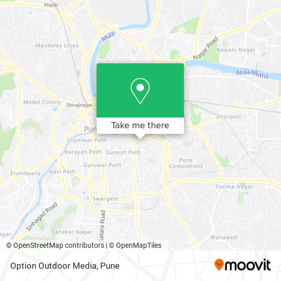 Option Outdoor Media map