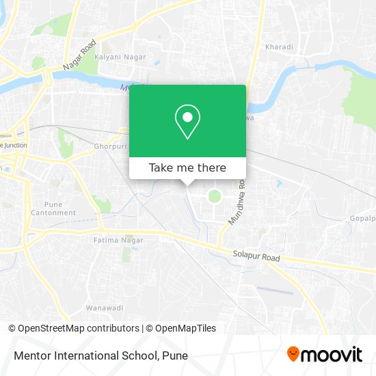 Mentor International School map