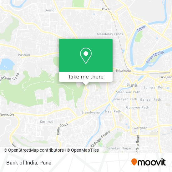 Bank of India map