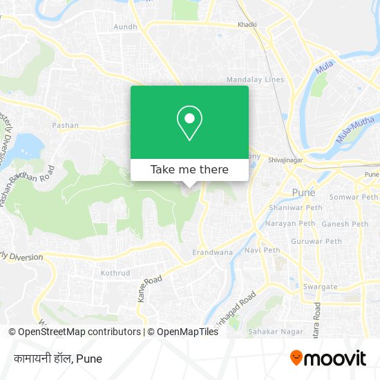 कामायनी हॉल map