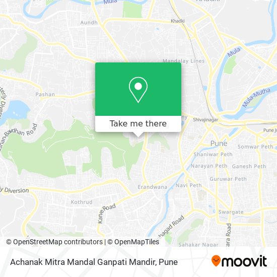 Achanak Mitra Mandal Ganpati Mandir map