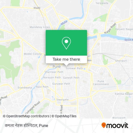 कमला नेहरू हॉस्पिटल map