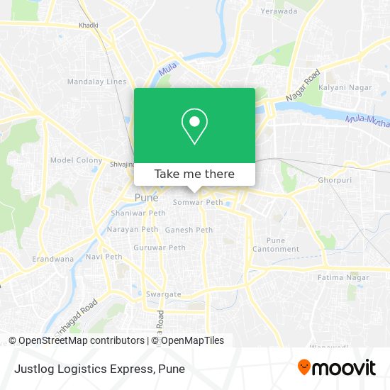 Justlog Logistics Express map