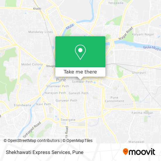 Shekhawati Express Services map