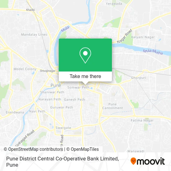 Pune District Central Co-Operative Bank Limited map