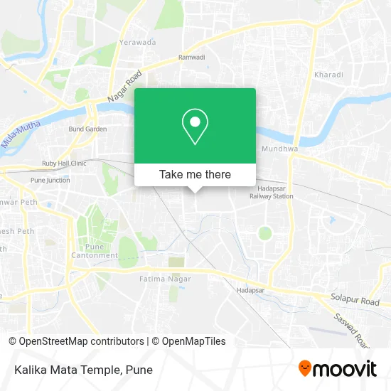 Kalika Mata Mandir map