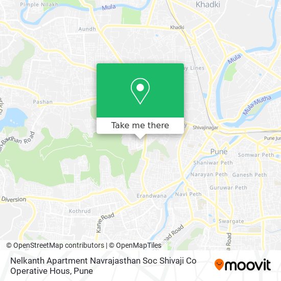 Nelkanth Apartment Navrajasthan Soc Shivaji Co Operative Hous map
