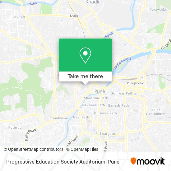 Progressive Education Society Auditorium map