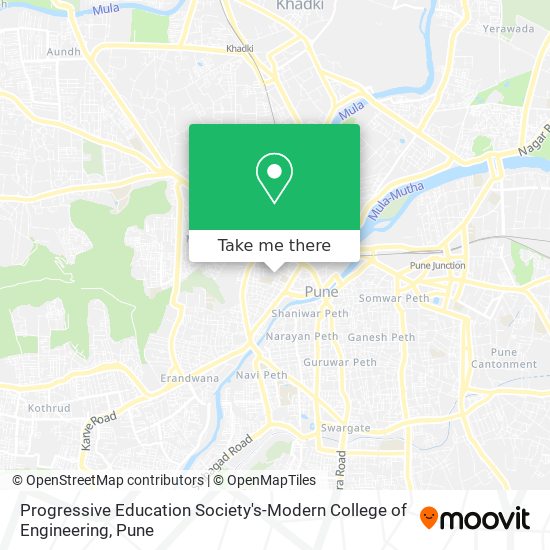 Progressive Education Society's-Modern College of Engineering map