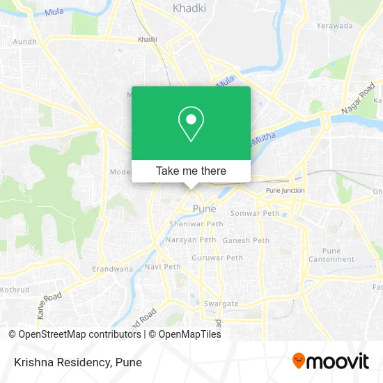 Krishna Residency map