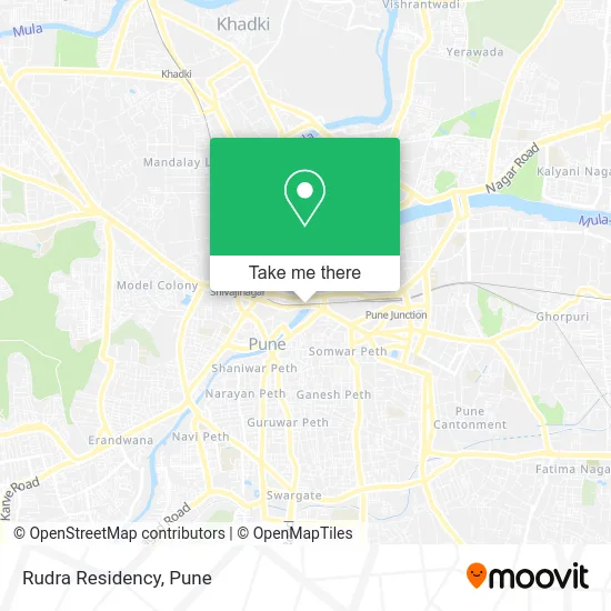 Rudra Residency map