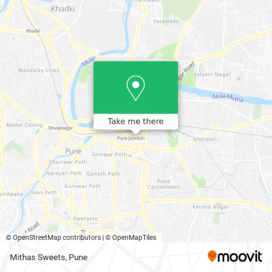 Mithas Sweets map