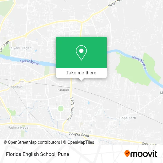 Florida English School map