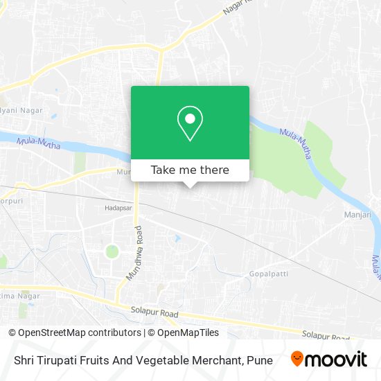 Shri Tirupati Fruits And Vegetable Merchant map