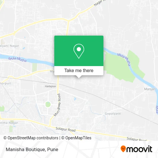 Manisha Boutique map