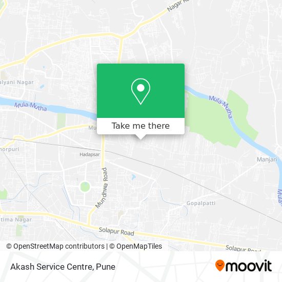 Akash Service Centre map