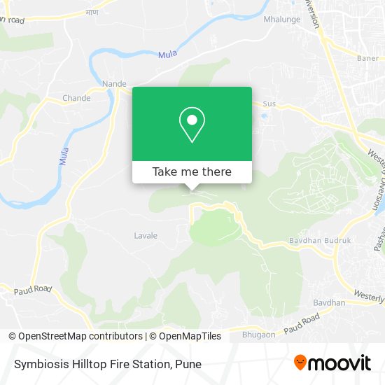 Symbiosis Hilltop Fire Station map