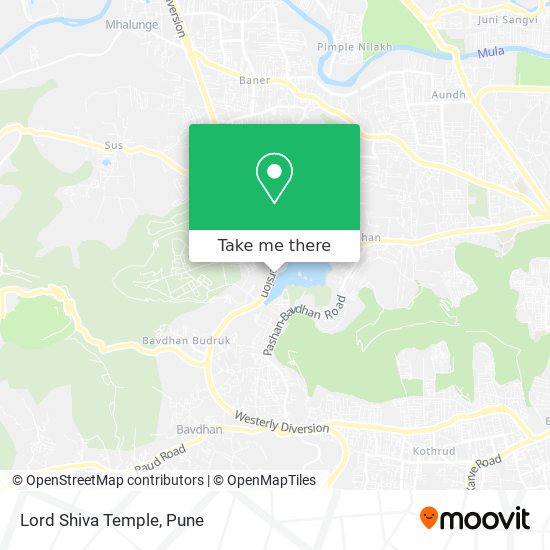 Lord Shiva Temple map