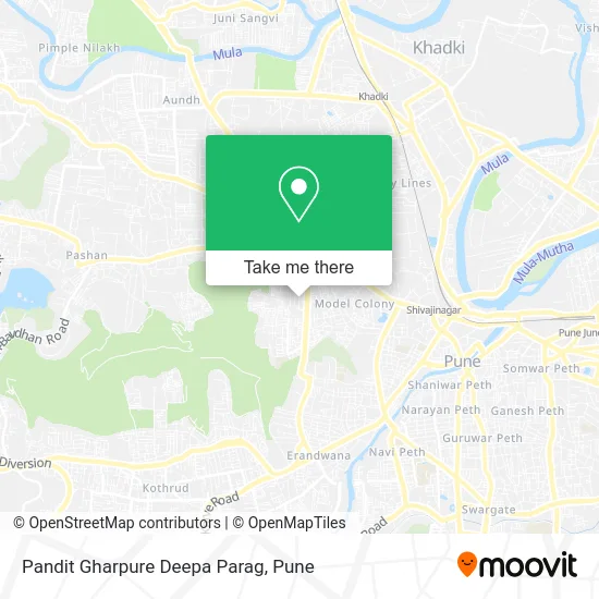 Pandit Gharpure Deepa Parag map