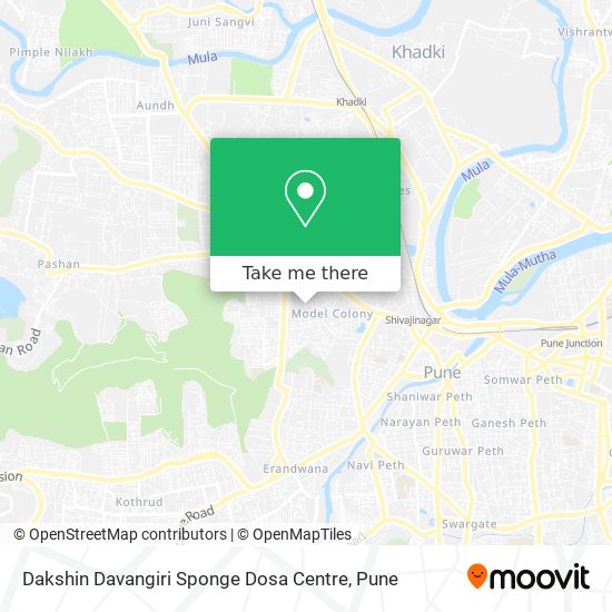 Dakshin Davangiri Sponge Dosa Centre map