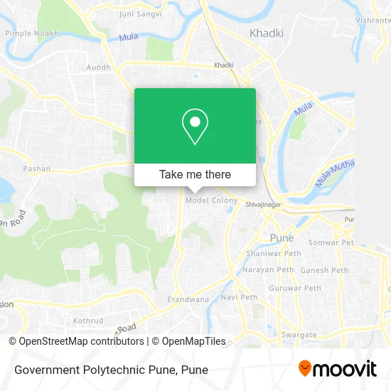 Government Polytechnic Pune map