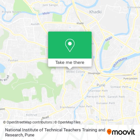 National Institute of Technical Teachers Training and Research map