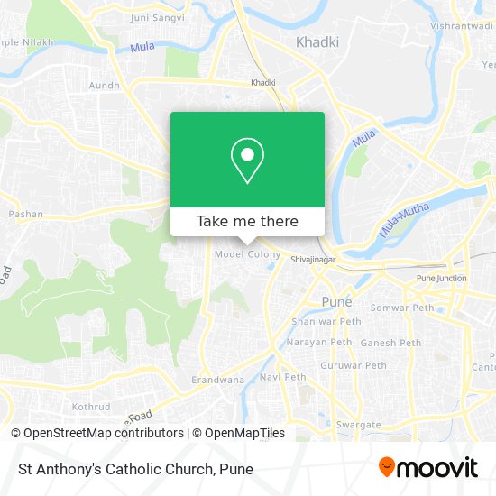 St Anthony's Catholic Church map