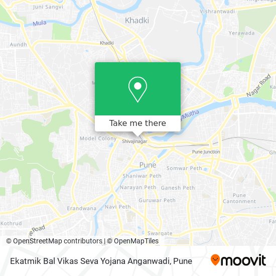Ekatmik Bal Vikas Seva Yojana Anganwadi map