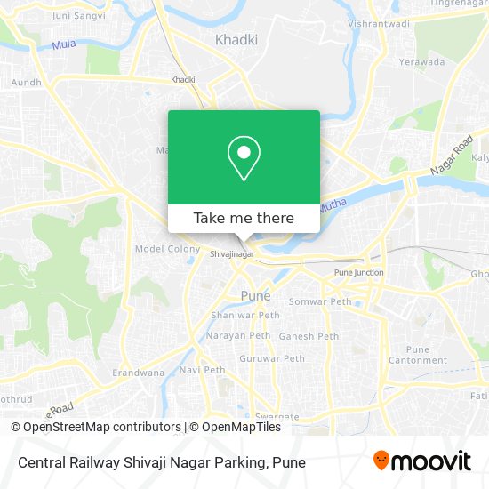Central Railway Shivaji Nagar Parking map