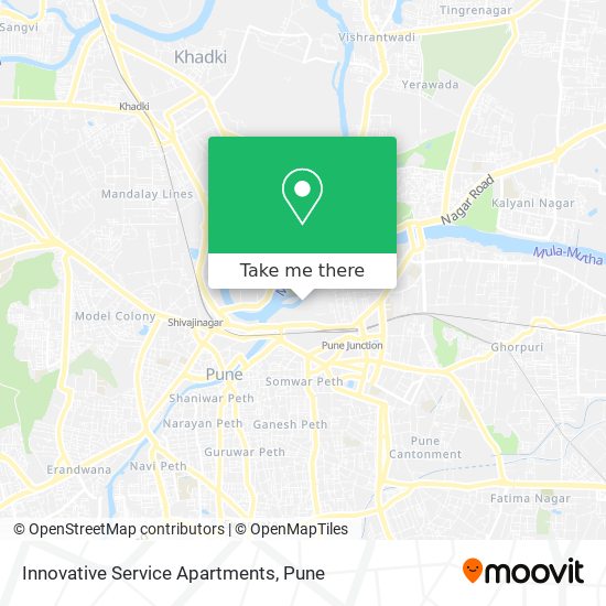 Innovative Service Apartments map
