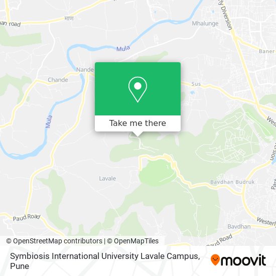 Symbiosis International University Lavale Campus map