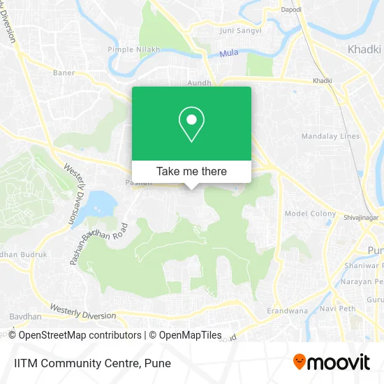 IITM Community Centre map