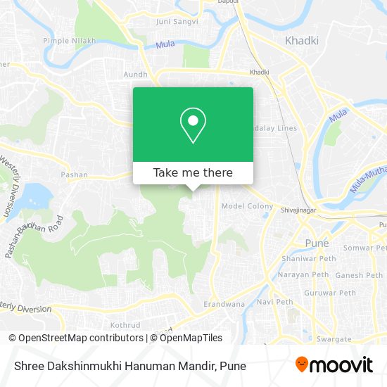 Shree Dakshinmukhi Hanuman Mandir map