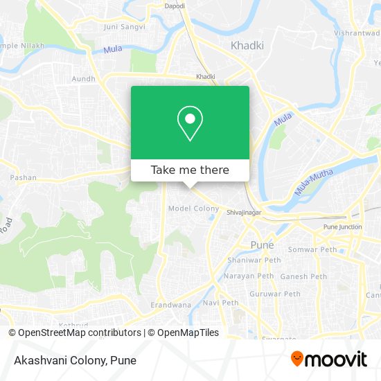 Akashvani Colony map