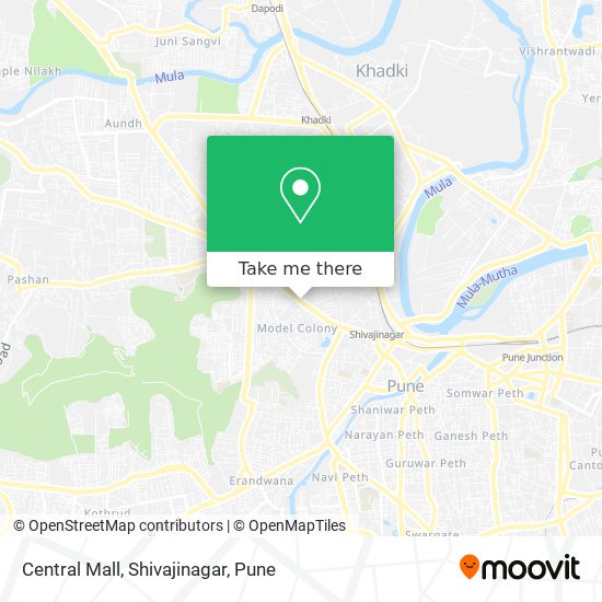 Central Mall, Shivajinagar map