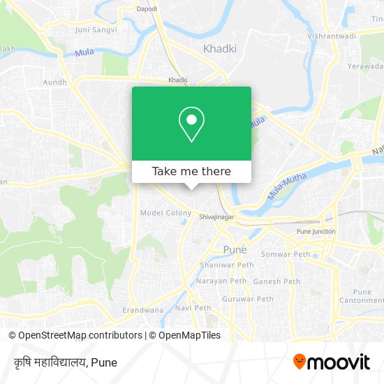 कृषि महाविद्यालय map