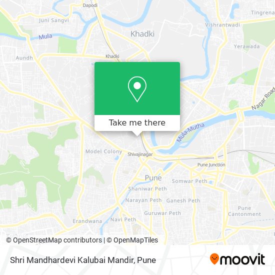 Shri Mandhardevi Kalubai Mandir map