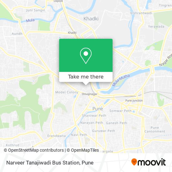 Narveer Tanajiwadi Bus Station map