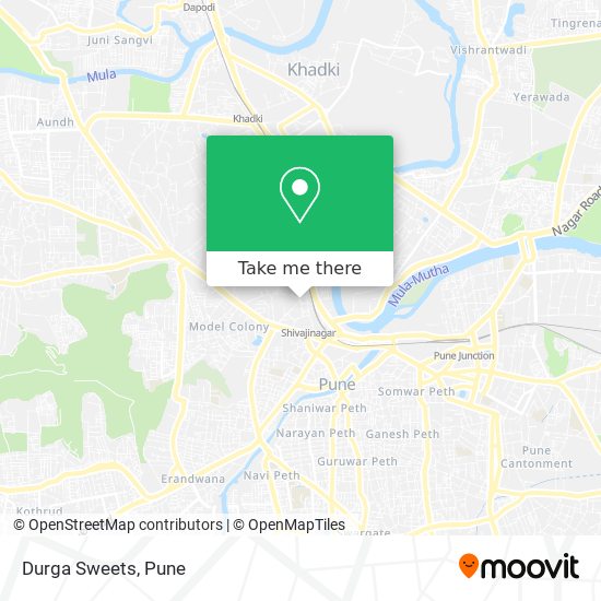 Durga Sweets map