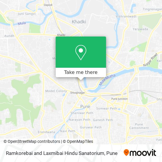 Ramkorebai and Laxmibai Hindu Sanatorium map