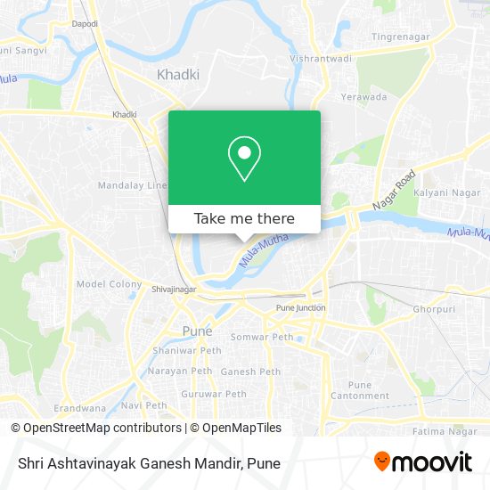 Shri Ashtavinayak Ganesh Mandir map