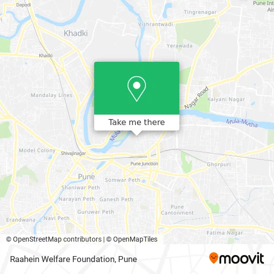 Raahein Welfare Foundation map