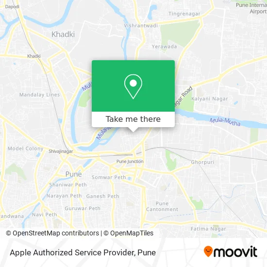 Apple Authorized Service Provider map