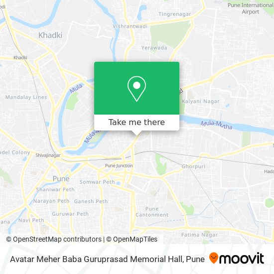 Avatar Meher Baba Guruprasad Memorial Hall map