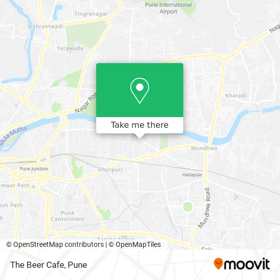 The Beer Cafe map