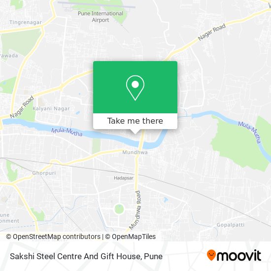 Sakshi Steel Centre And Gift House map