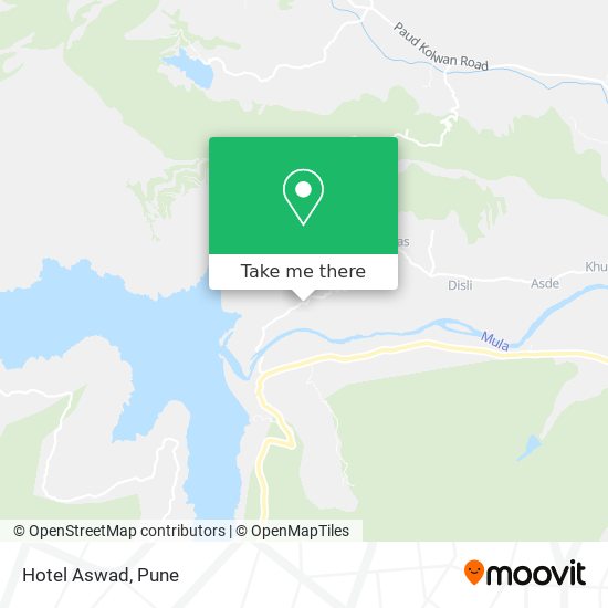 Hotel Aswad map