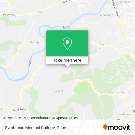 Symbiosis Medical College map